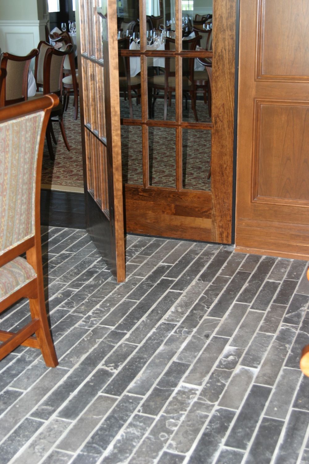 Ebel Natural Stone Thin Veneer Strip Flooring