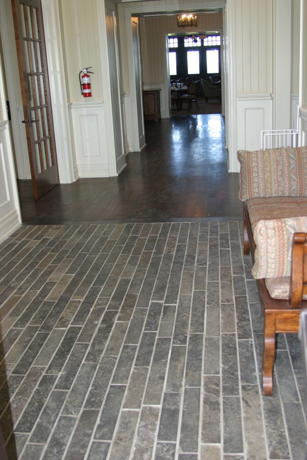 Ebel Natural Stone Thin Veneer Strip Cut  Flooring